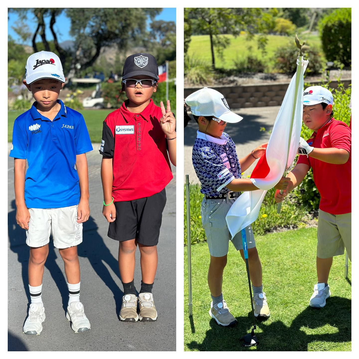 IMG Academy Junior World Championships 2023でプレーする荒砂士道