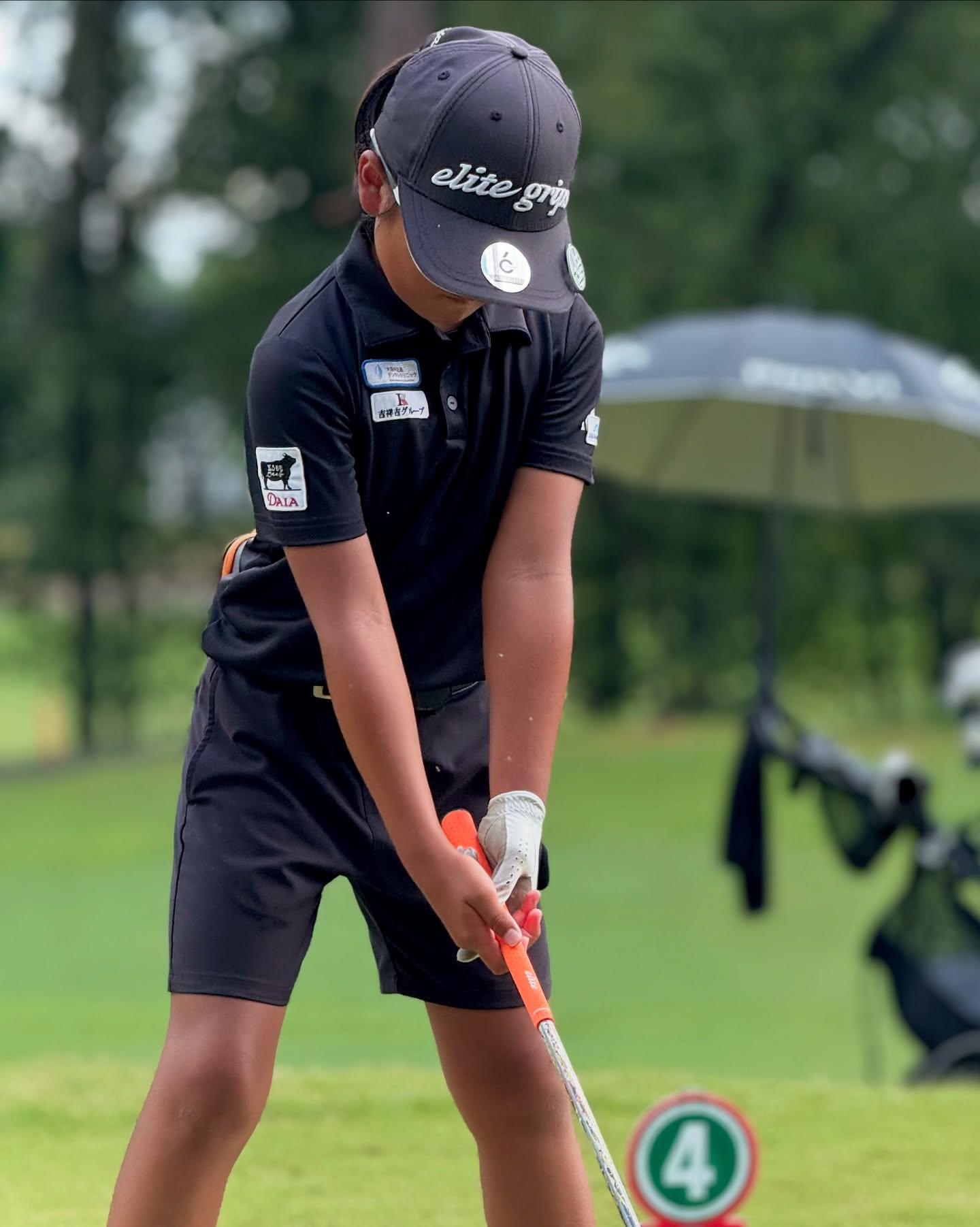 U.S. Kids Golf World Championship 2025でプレーする荒砂士道